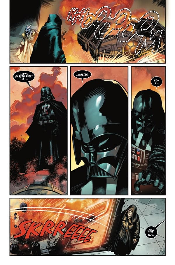 Interior preview page from STAR WARS: DARTH VADER #40 LEINIL YU COVER