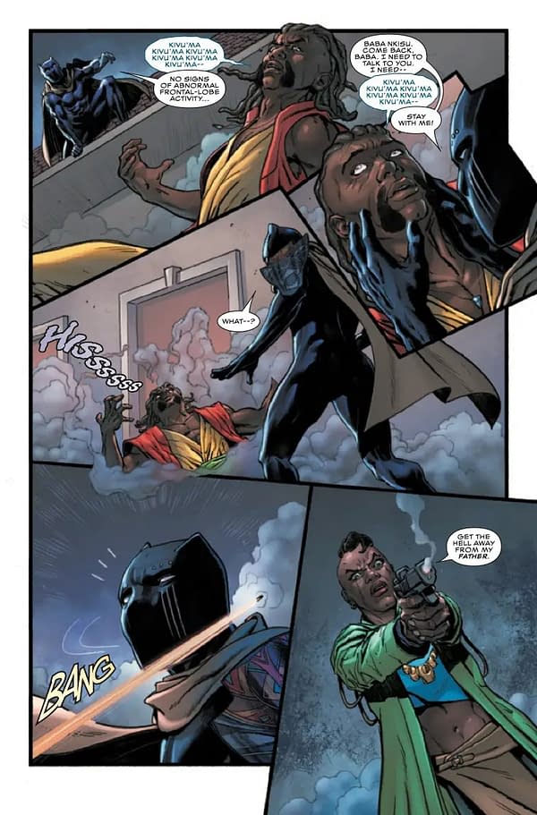 Interior preview page from BLACK PANTHER #7 TAURIN CLARKE COVER