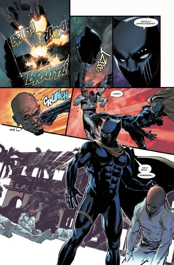 Interior preview page from BLACK PANTHER #7 TAURIN CLARKE COVER