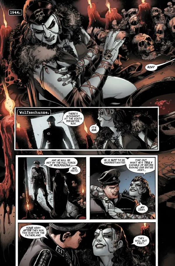 Interior preview page from CAPWOLF AND THE HOWLING COMMANDOS #3 RYAN BROWN COVER