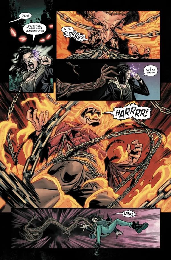 Interior preview page from GHOST RIDER #21 BJORN BARENDS COVER