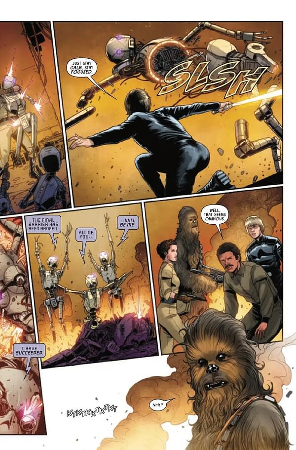 Interior preview page from STAR WARS #41 STEPHEN SEGOVIA COVER