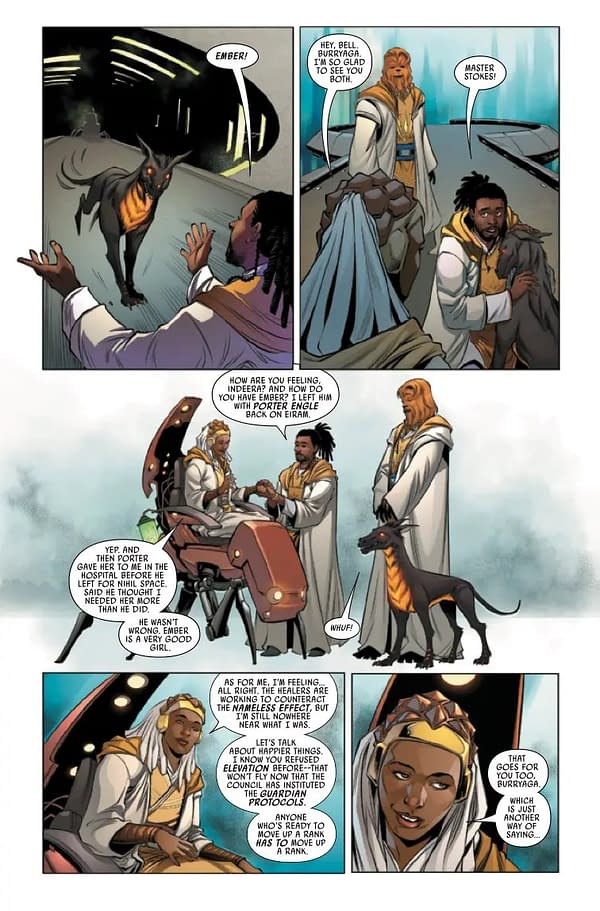 Interior preview page from STAR WARS: THE HIGH REPUBLIC - SHADOWS OF STARLIGHT #3 PHIL NOTO COVER