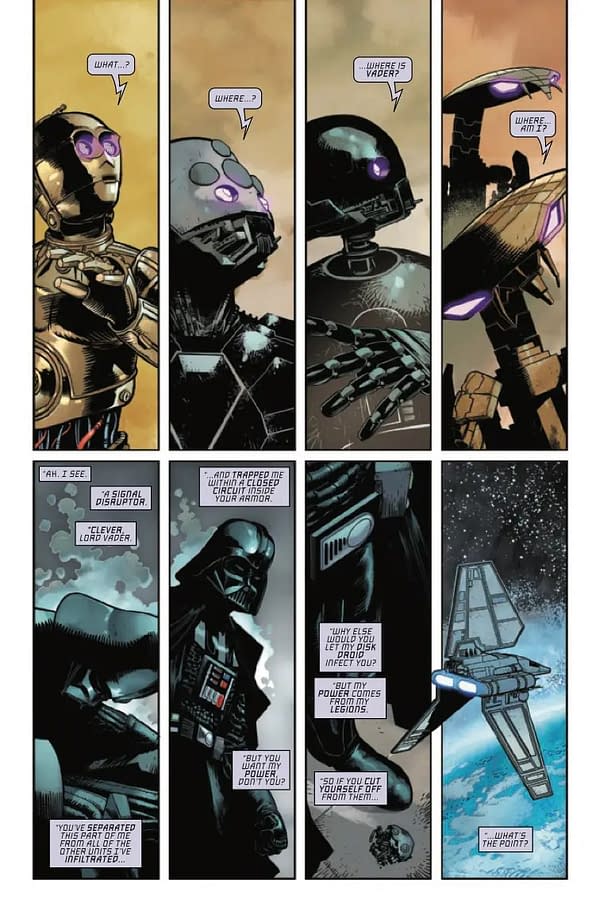 Interior preview page from STAR WARS: DARTH VADER #41 LEINIL YU COVER