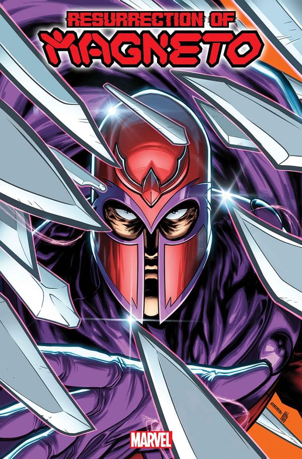 Cover image for RESURRECTION OF MAGNETO 1 DAVID BALDEON FOIL VARIANT [FHX]