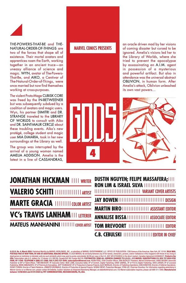 Interior preview page from GODS #4 MATEUS MANHANINI COVER