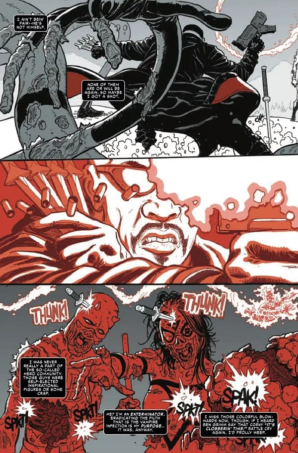 Interior preview page from MARVEL ZOMBIES: BLACK, WHITE, AND BLOOD #4 KYLE HOTZ COVER