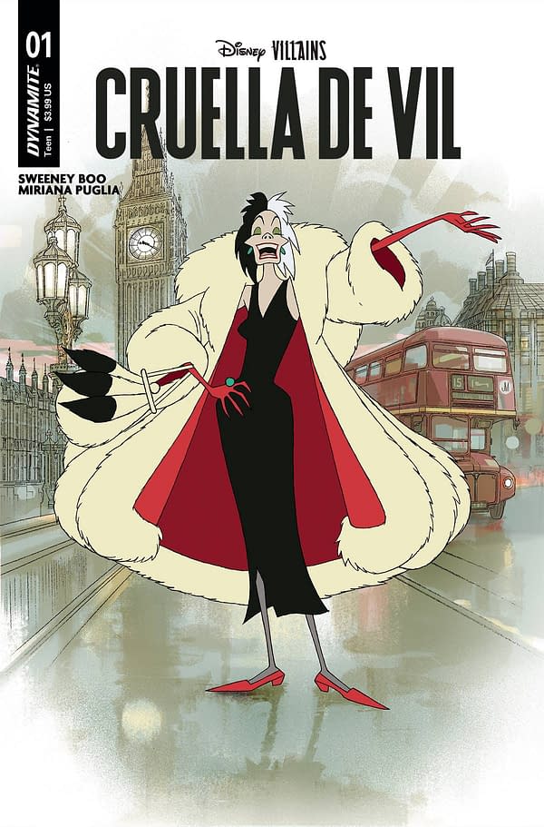 Cover image for DISNEY VILLAINS CRUELLA DE VIL #1 CVR B MIDDLETON