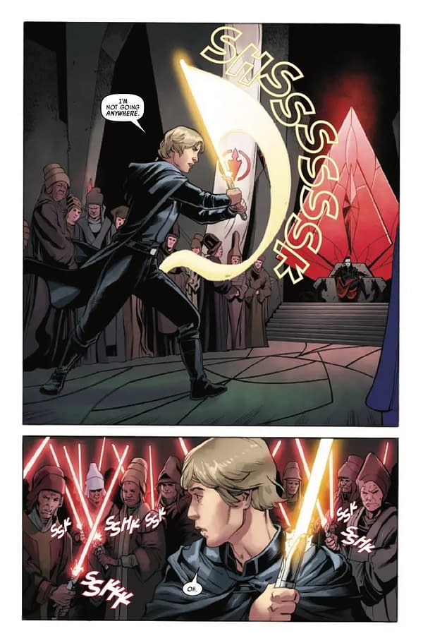 Interior preview page from STAR WARS #42 STEPHEN SEGOVIA COVER