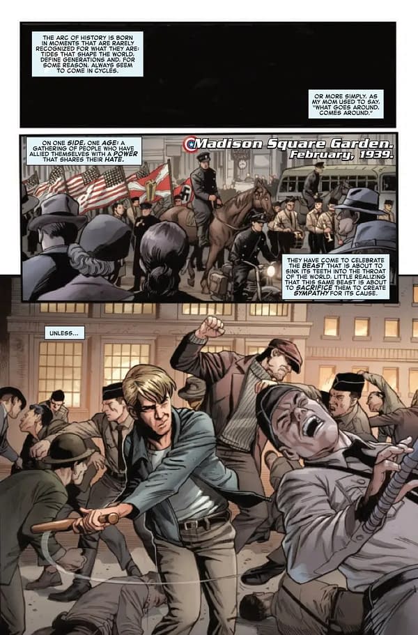 Interior preview page from CAPTAIN AMERICA #6 TAURIN CLARKE COVER