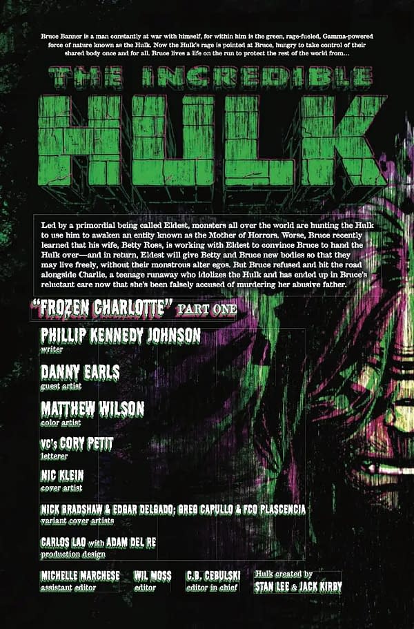 Interior preview page from INCREDIBLE HULK #9 NIC KLEIN COVER