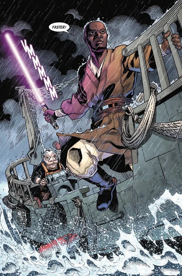 Interior preview page from STAR WARS: MACE WINDU #1 MATEUS MANHANNINI COVER