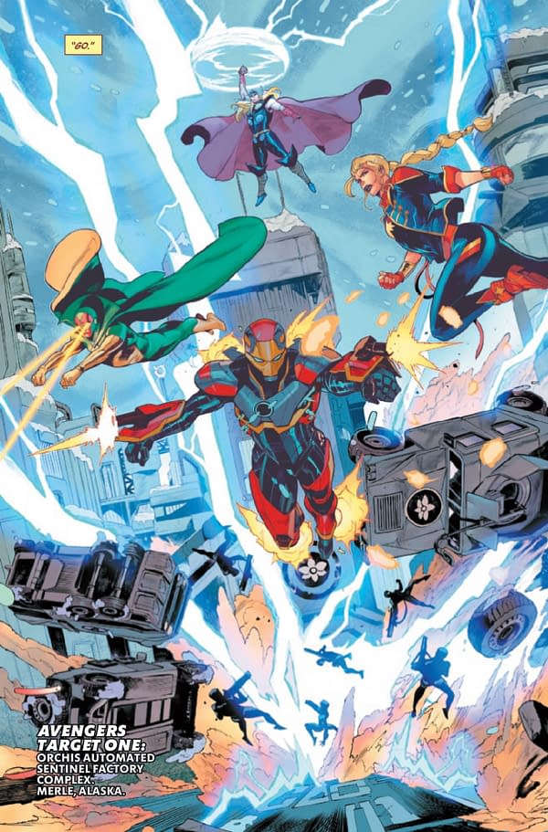 This Week's Avengers #12 by Jed MacKay Teases From The Ashes X-Men #1