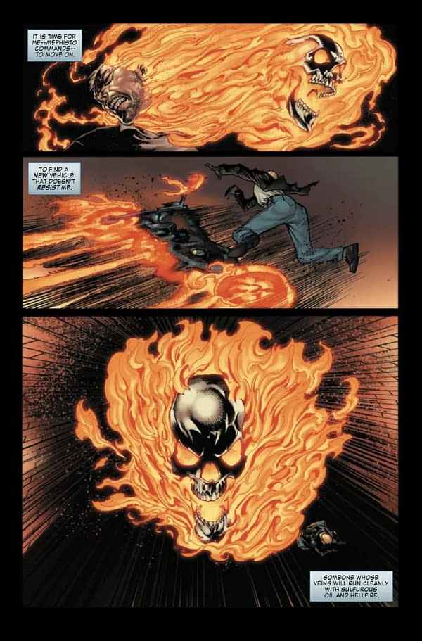 Interior preview page from GHOST RIDER: FINAL VENGEANCE #1 JUAN FERREYRA COVER