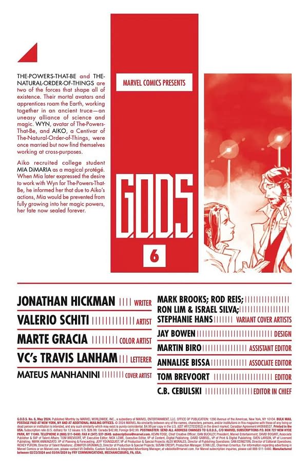 Interior preview page from GODS #6 MATEUS MANHANINI COVER