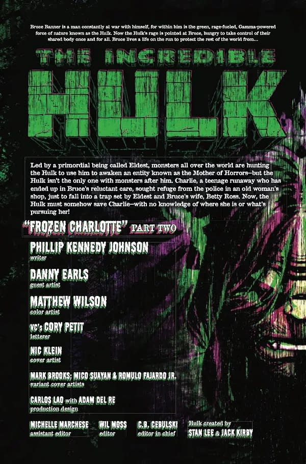 Interior preview page from INCREDIBLE HULK #10 NIC KLEIN COVER