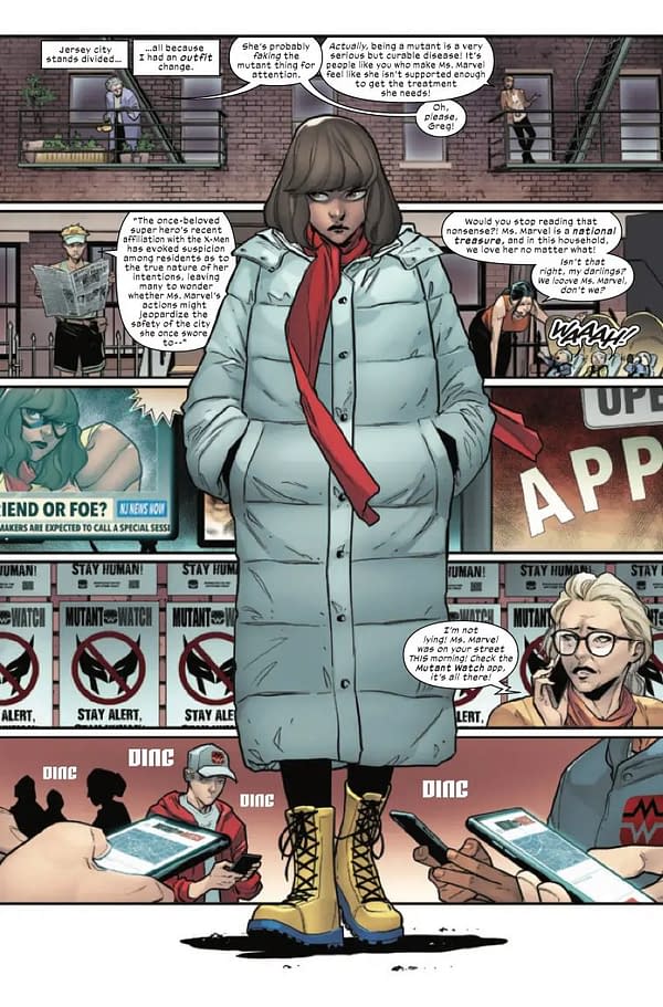 Interior preview page from MS MARVEL: MUTANT MENACE #1 CARLOS GOMEZ COVER