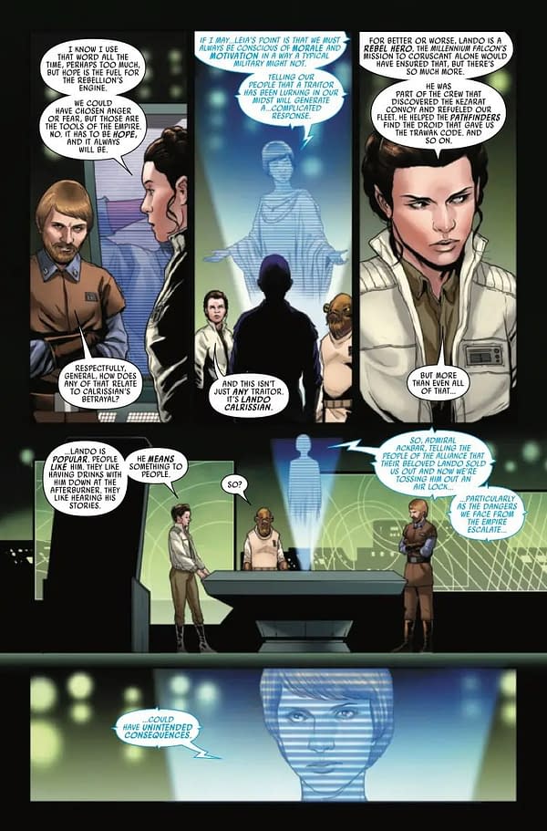Interior preview page from STAR WARS #44 STEPHEN SEGOVIA COVER