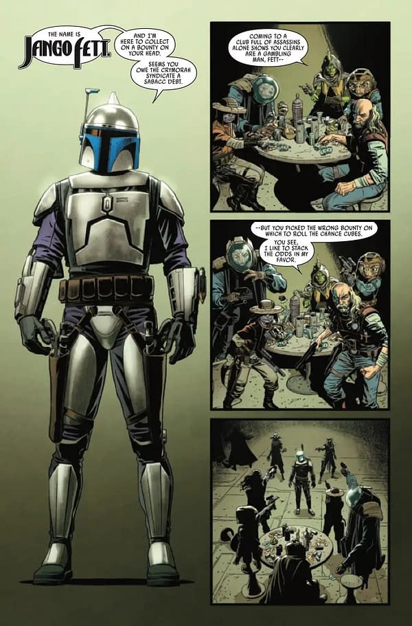 Interior preview page from STAR WARS: JANGO FETT #1 LEINIL YU COVER