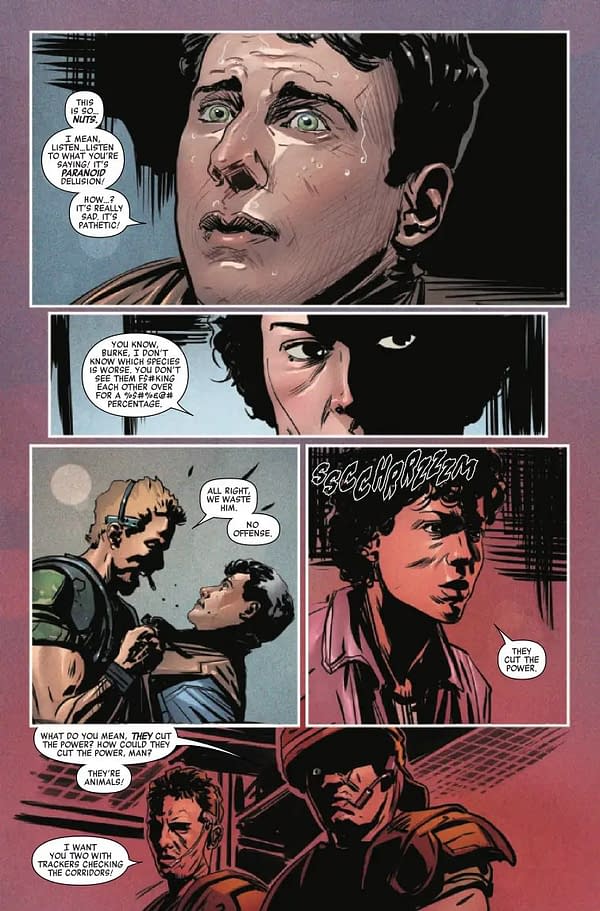 Interior preview page from ALIENS: WHAT IF #1 PHIL NOTO COVER