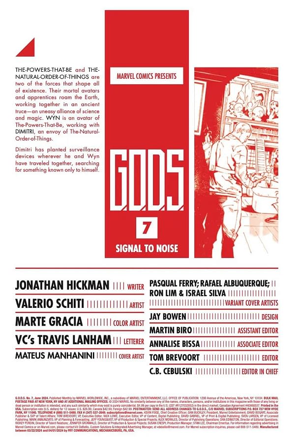 Interior preview page from GODS #7 MATEUS MANHANINI COVER