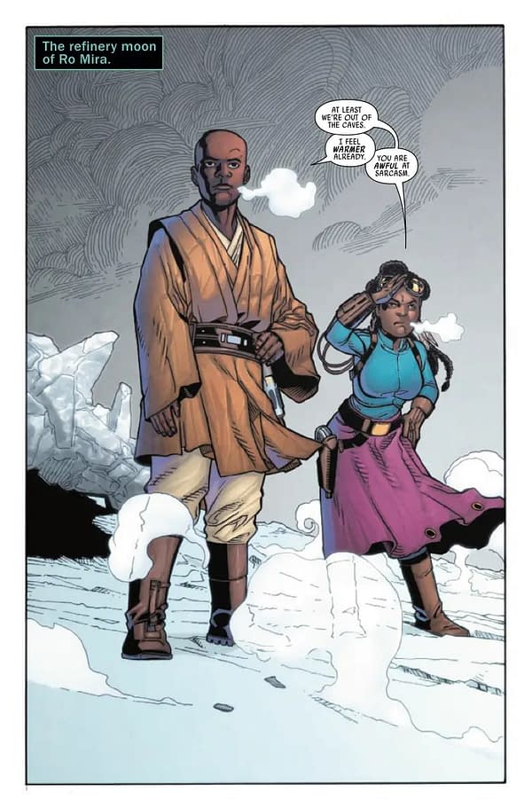 Interior preview page from STAR WARS: MACE WINDU #3 MATEUS MANHANINI COVER