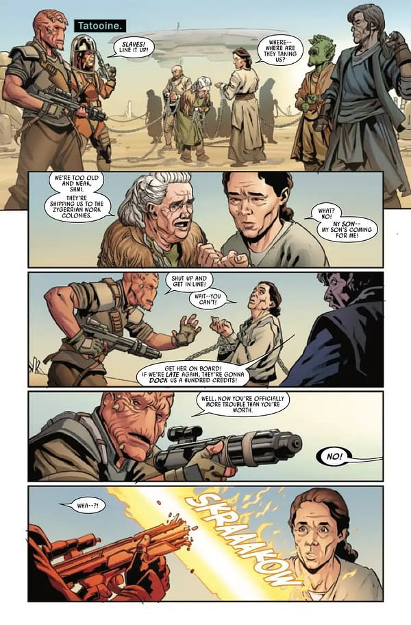 Interior preview page from STAR WARS: THE PHANTOM MENACE 25TH ANNIVERSARY SPECIAL #1 PHIL NOTO COVER