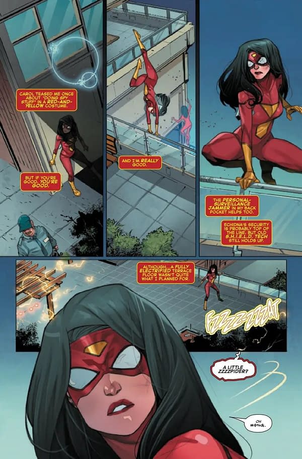 Interior preview page from SPIDER-WOMAN #7 LEINIL YU COVER