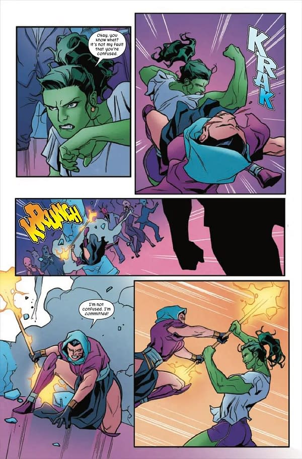 Interior preview page from SENSATIONAL SHE-HULK #8 ANDRES GENOLET COVER