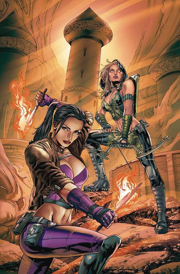 Cover image for FAIRY TALE TEAM-UP ROBYN HOOD & JASMINE CVR B VITORINO