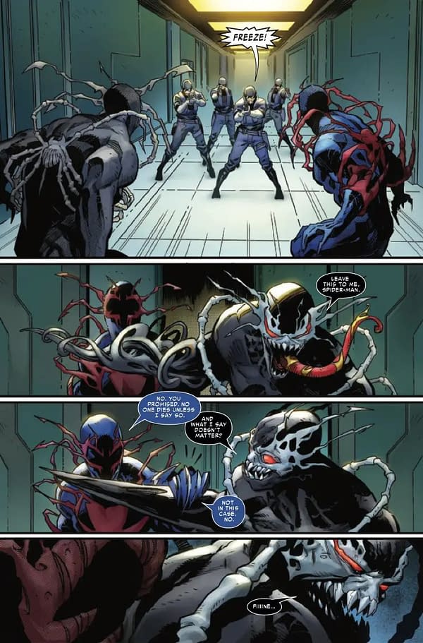 Interior preview page from SYMBIOTE SPIDER-MAN 2099 #3 LEINIL YU COVER