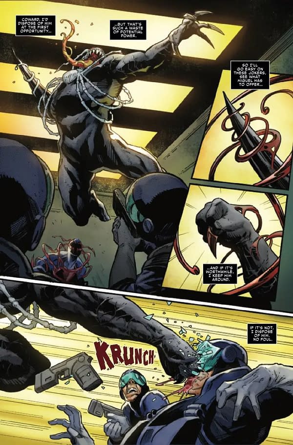 Interior preview page from SYMBIOTE SPIDER-MAN 2099 #3 LEINIL YU COVER