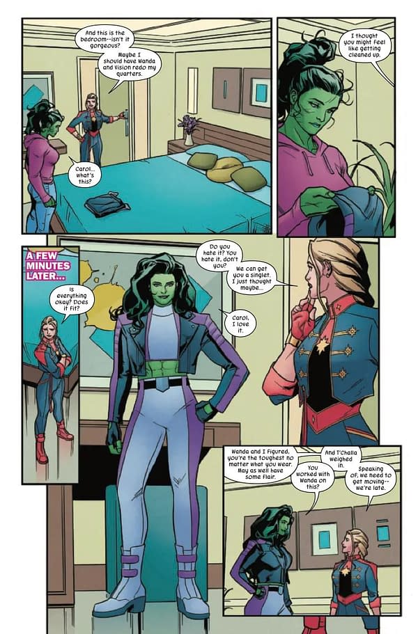 Interior preview page from SENSATIONAL SHE-HULK #9 ANDRES GENOLET COVER