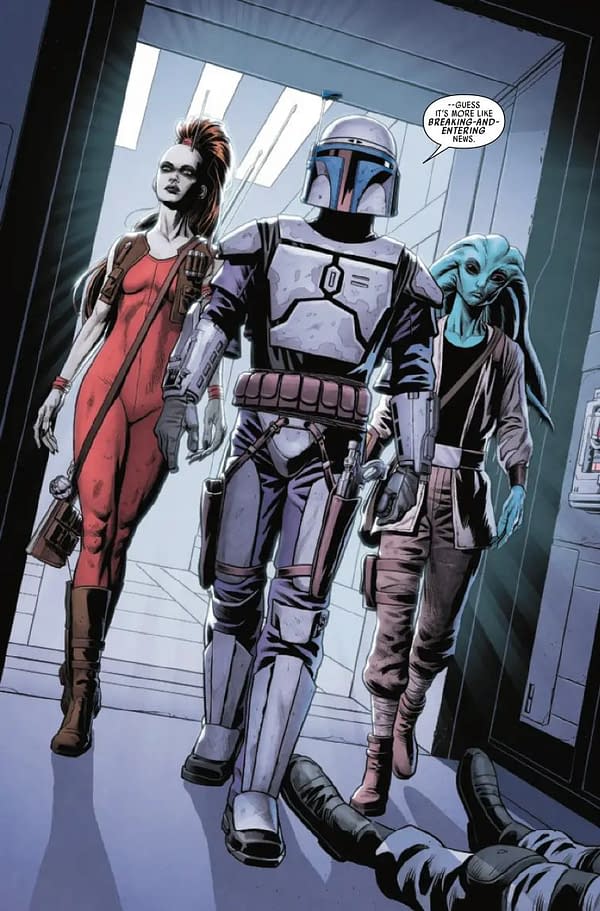 Interior preview page from STAR WARS: JANGO FETT #4 LEINIL YU COVER
