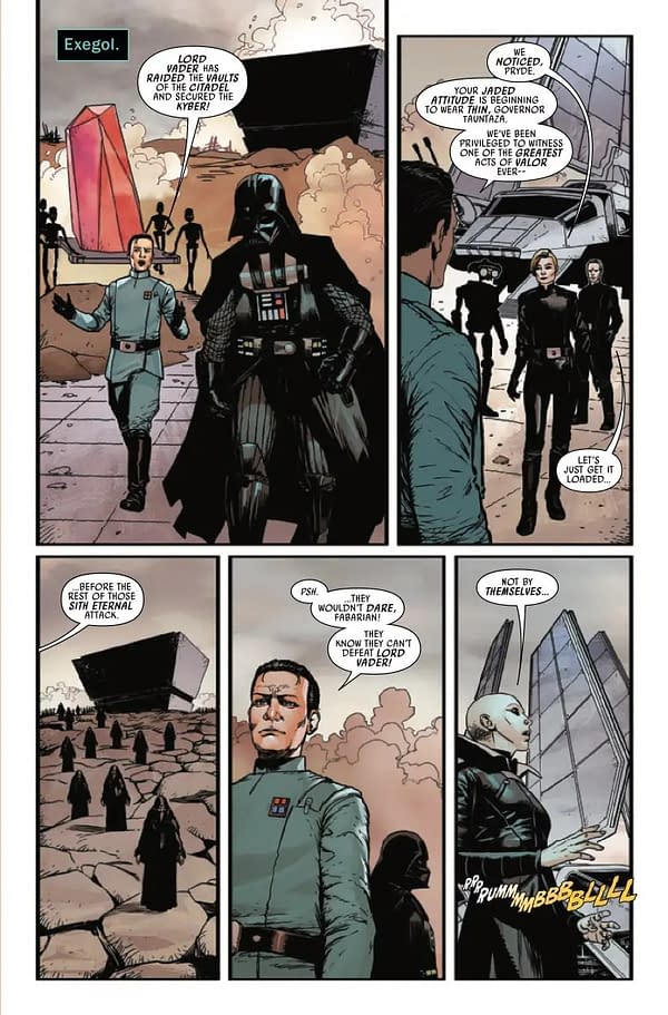 Star Wars: Darth Vader #47 Preview: Vader Crashes Exegol Party