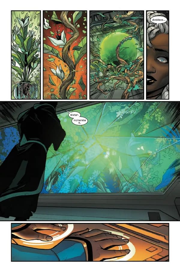 Interior preview page from ULTIMATE BLACK PANTHER #5 STEFANO CASELLI COVER