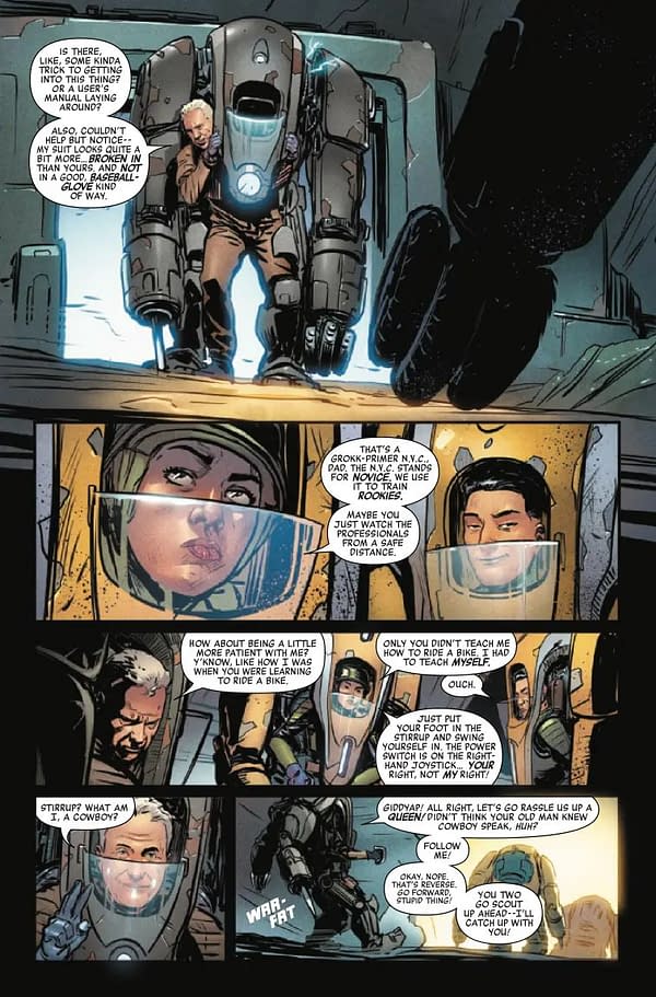 Interior preview page from ALIENS: WHAT IF? #4 PHIL NOTO COVER