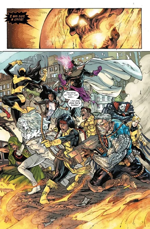 Interior preview page from X-MEN: HEIR OF APOCALYPSE #2 DOTUN  AKANDE COVER