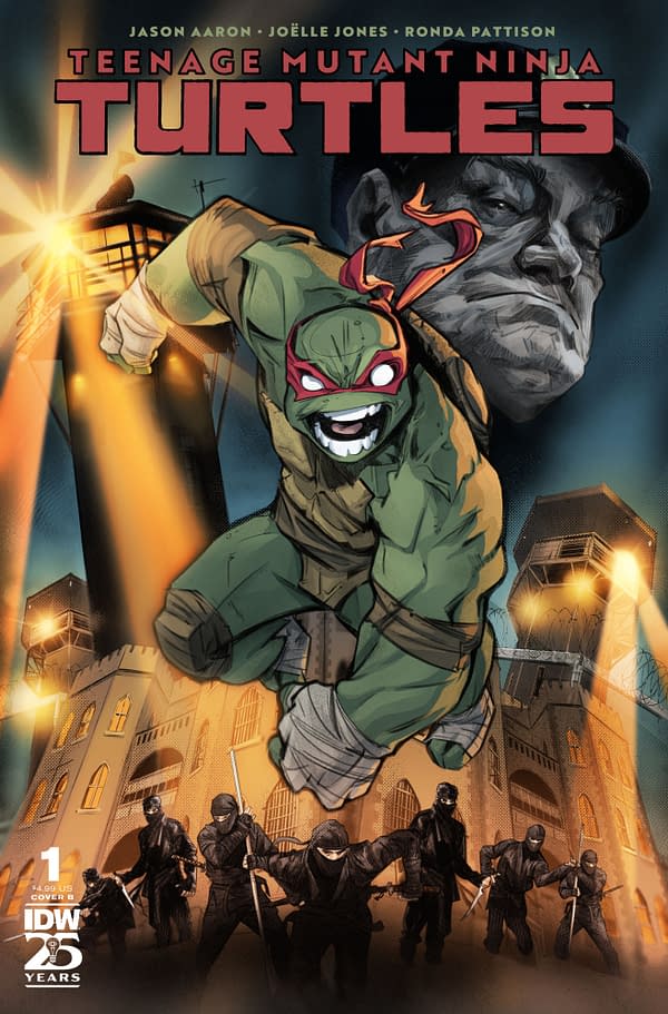 Cover image for Teenage Mutant Ninja Turtles (2024) #1 Variant B (Jones)