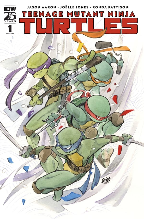 Cover image for Teenage Mutant Ninja Turtles (2024) #1 Variant RI (100) (Momoko)