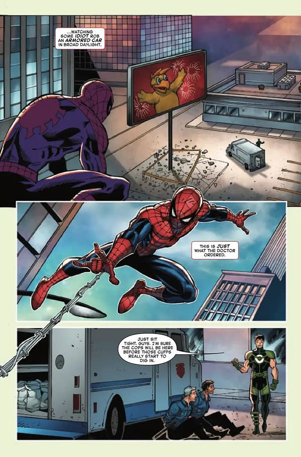 Interior preview page from AMAZING SPIDER-MAN ANNUAL #1 SALVADOR LARROCA COVER