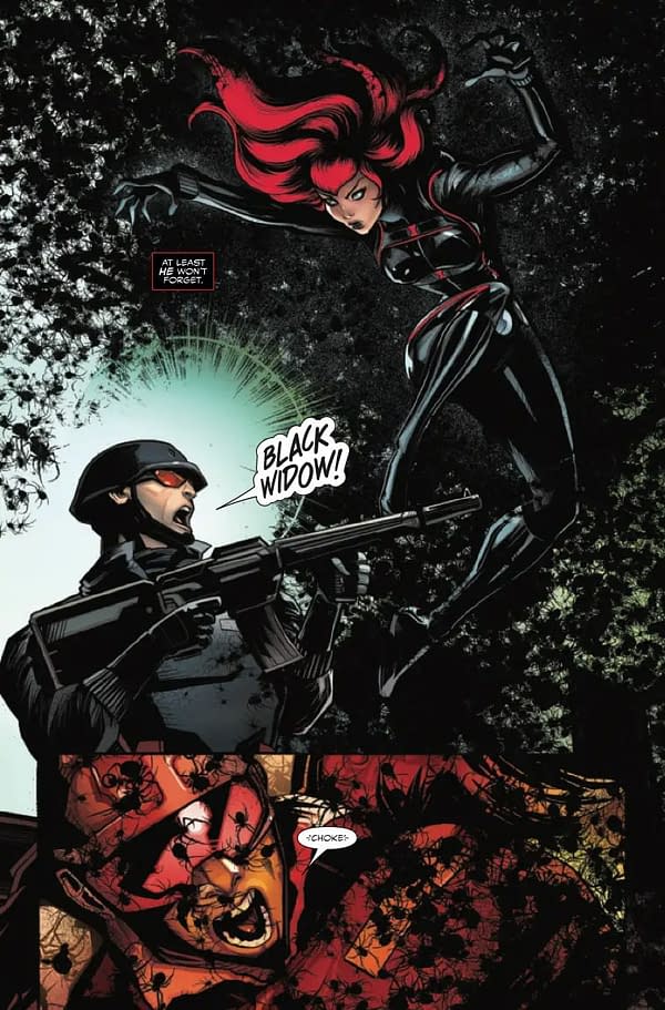 BLACK WIDOW: VENOMOUS #1 LESLEY Inside Preview Page "LEIRIX" LI COVER