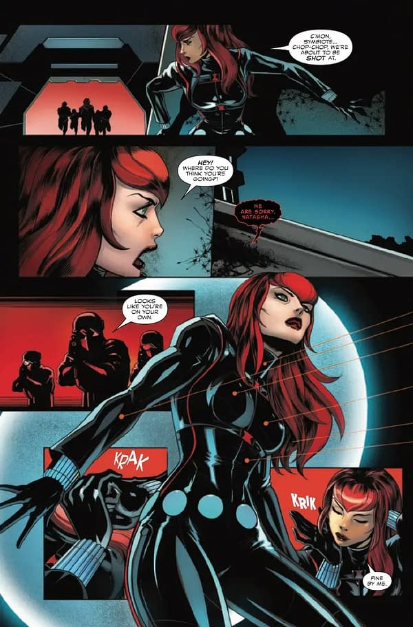 BLACK WIDOW: VENOMOUS #1 LESLEY Inside Preview Page "LEIRIX" LI COVER