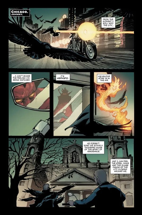 Interior preview page from GHOST RIDER: FINAL VENGEANCE #5 JUAN FERREYRA COVER