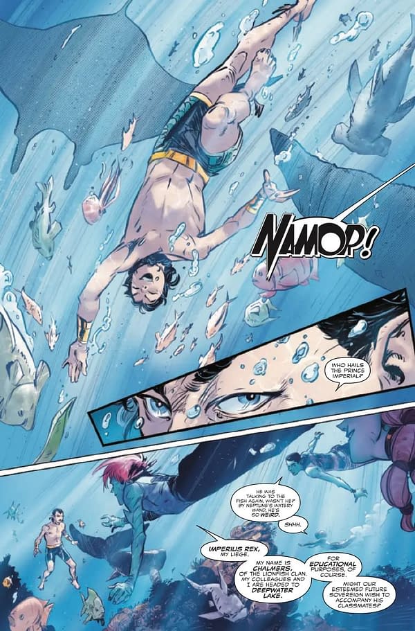 Interior preview page from NAMOR #1 ALEXANDER LOZANO COVER