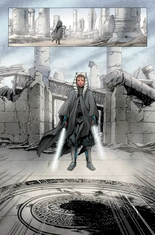 Interior preview page from STAR WARS: ASHOKA #1 DAVID NAKAYAMA COVER