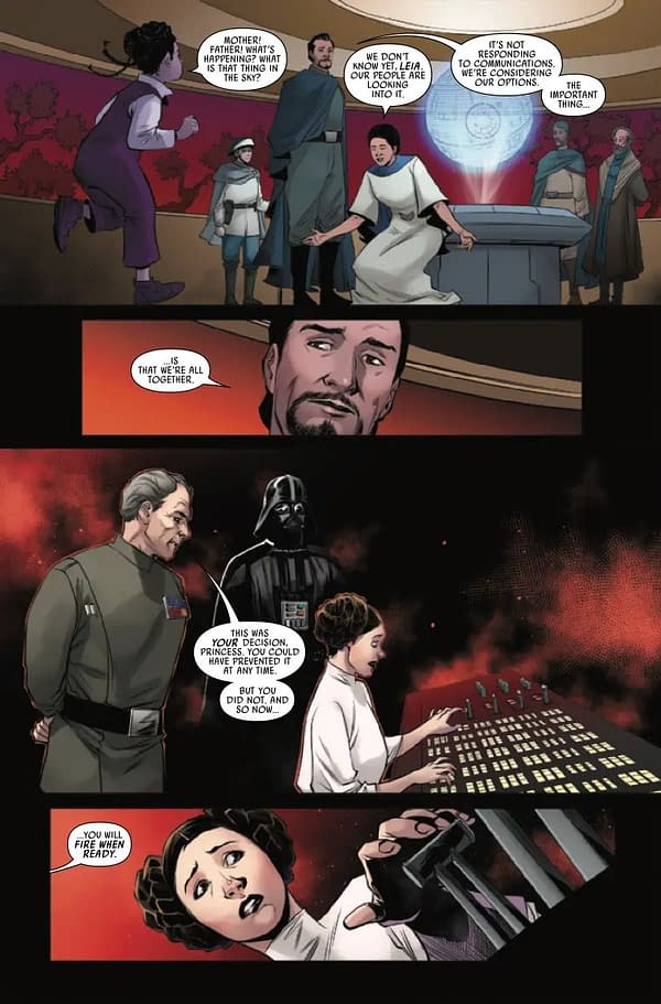 Inside preview page of STAR WARS #48 STEPHEN SEGOVIA COVER