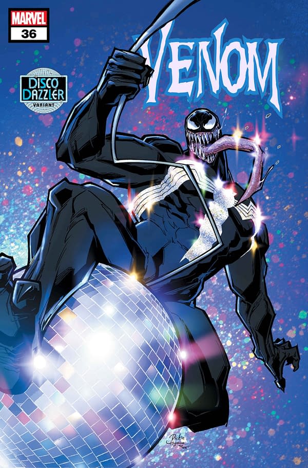 Cover art for VENOM #36 RICKIE YAGAWA DISCO DAZZLER VARIANT