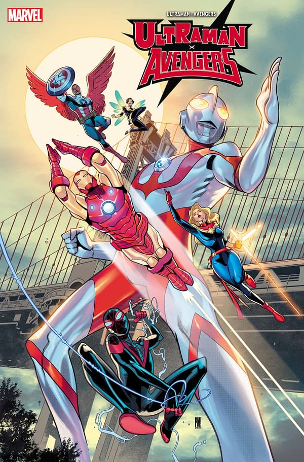 Cover art for ULTRAMAN X THE AVENGERS #1 PACO MEDINA VARIANT