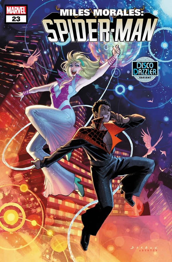 Cover image for MILES MORALES: SPIDER-MAN #23 KAREN DARBOE DISCO DAZZLER VARIANT